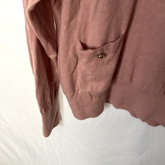 Kate Spade: Conchshell (876) Brooke Street Turtleneck Pocket Sweater- L - Picture 6 of 16